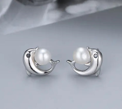 Sterling Silver Pearl Elegance Earrings