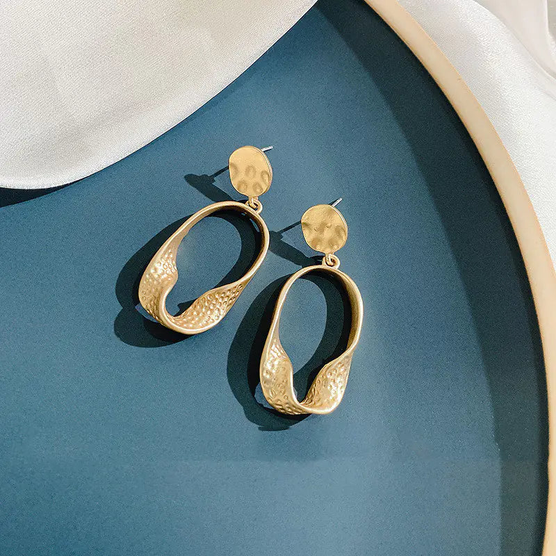 Chic Silver Geometric Earrings