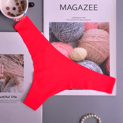 Silky Smooth Print Thongs for Women