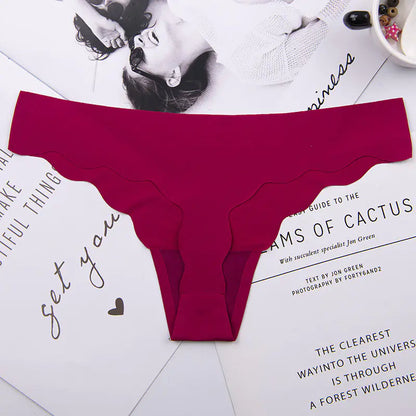 Silky Smooth Print Thongs for Women