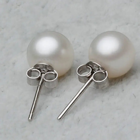 Classic Pearl Sterling Studs