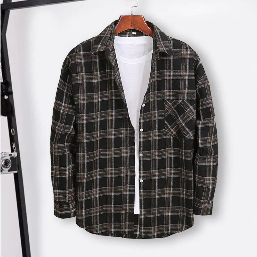 Men's Plaid Flannel Dress Shirts