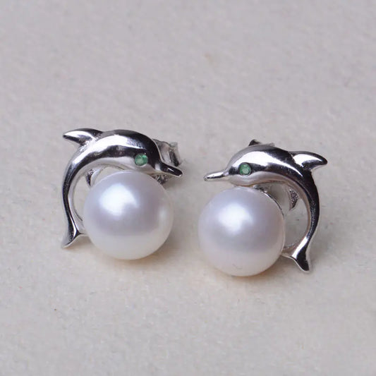 Sterling Silver Pearl Elegance Earrings