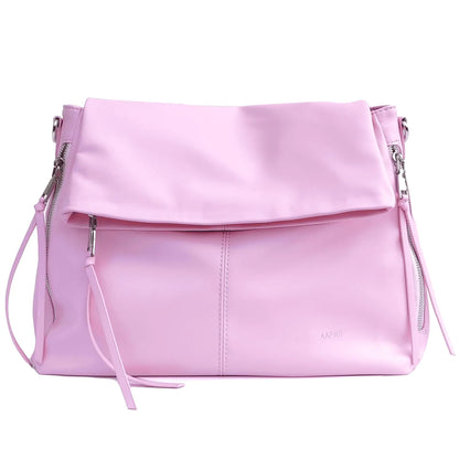 Vegan Leather Hobo Shoulder Bag