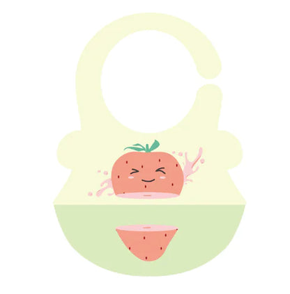 Silicone Kids' Cartoon Mealtime Bibs