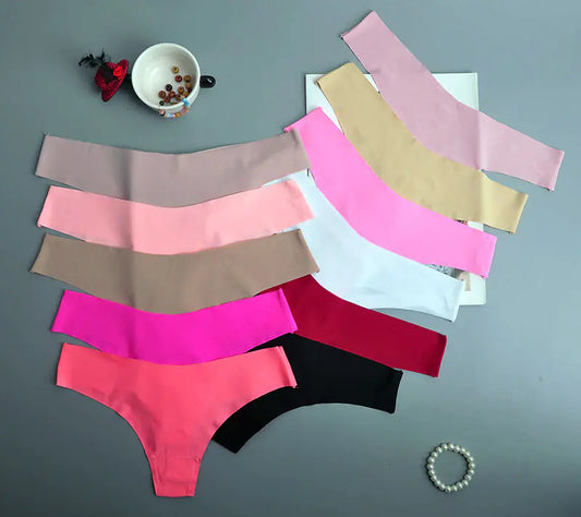 Silky Smooth Print Thongs for Women