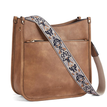 Telena Boho Chic Vegan Leather Crossbody