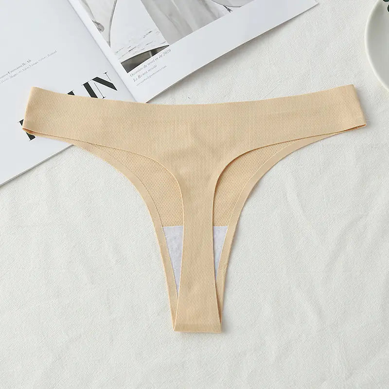 SilkFlex Mesh Thong - Sleek & Airy