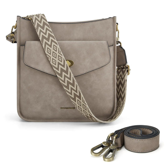 Missnine Trendy Vegan Leather Crossbody