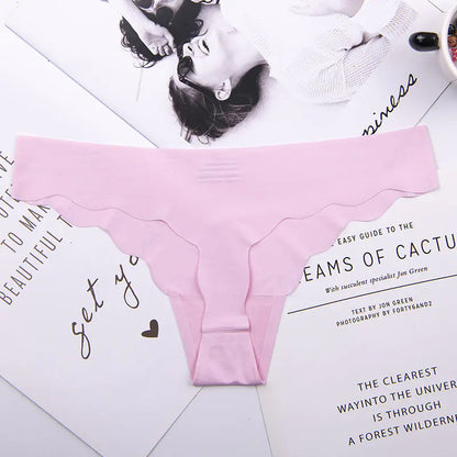 Silky Smooth Print Thongs for Women