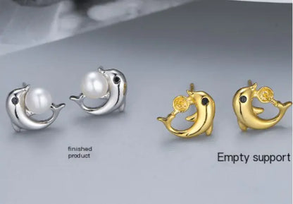 Sterling Silver Pearl Elegance Earrings