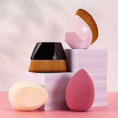 Belle & Rose™ Beauty Blenders & Foundation Brushes Set