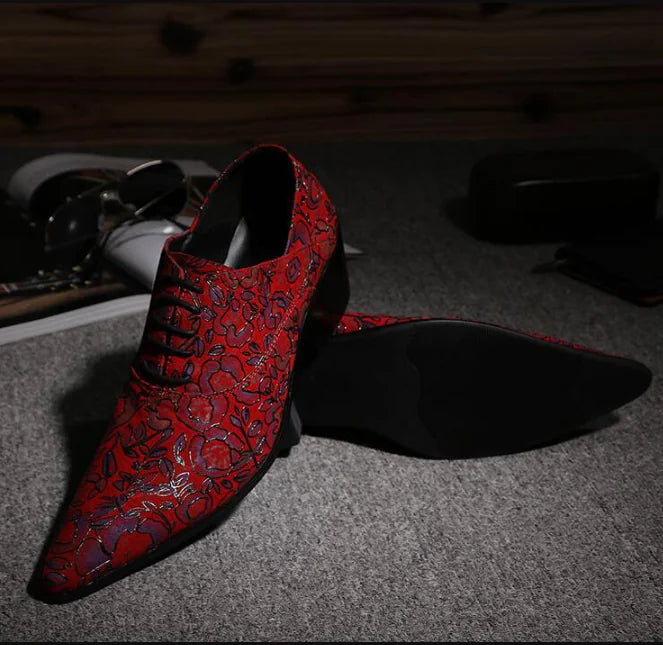 Pointed Toe High Heel Elevator Shoes