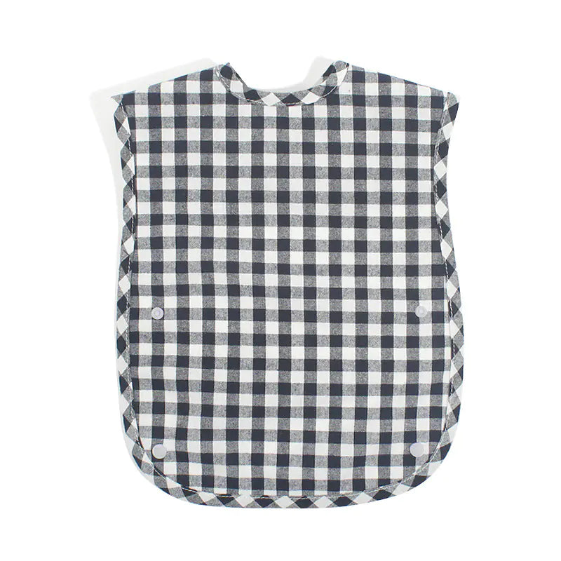 Stylish Plaid Cotton Bib for Kids