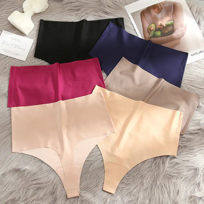 Lux Ice Silk Yoga T-Back Panties