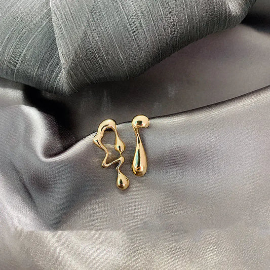 Chic Silver Geometric Earrings