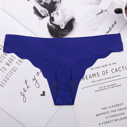 Silky Smooth Print Thongs for Women