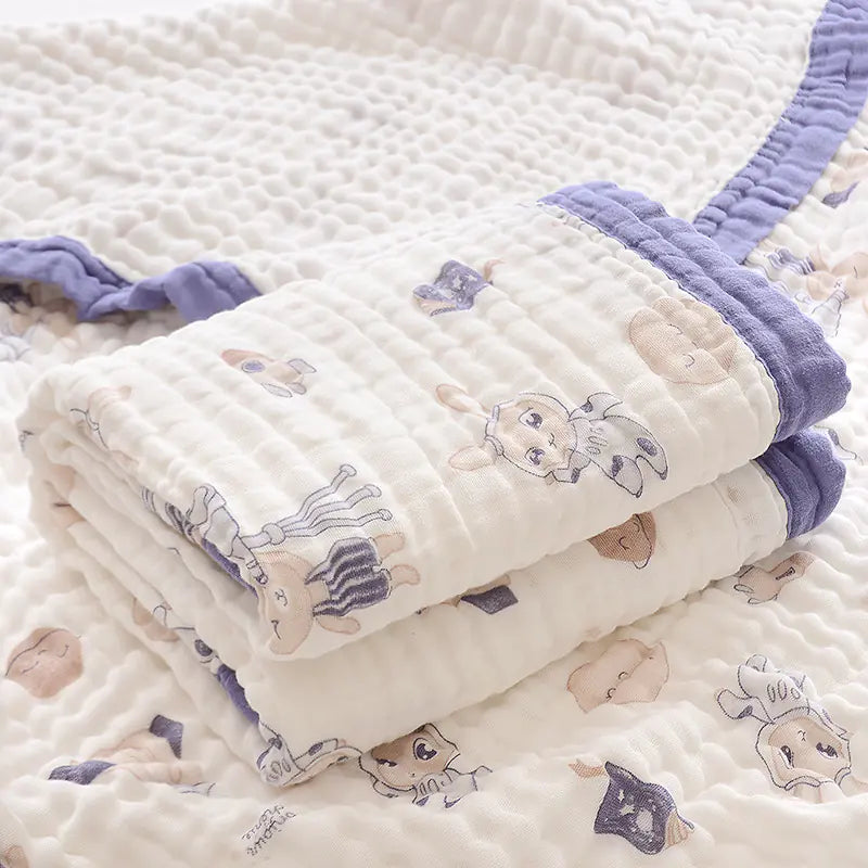 Soft Swaddle Muslin Baby Comforters