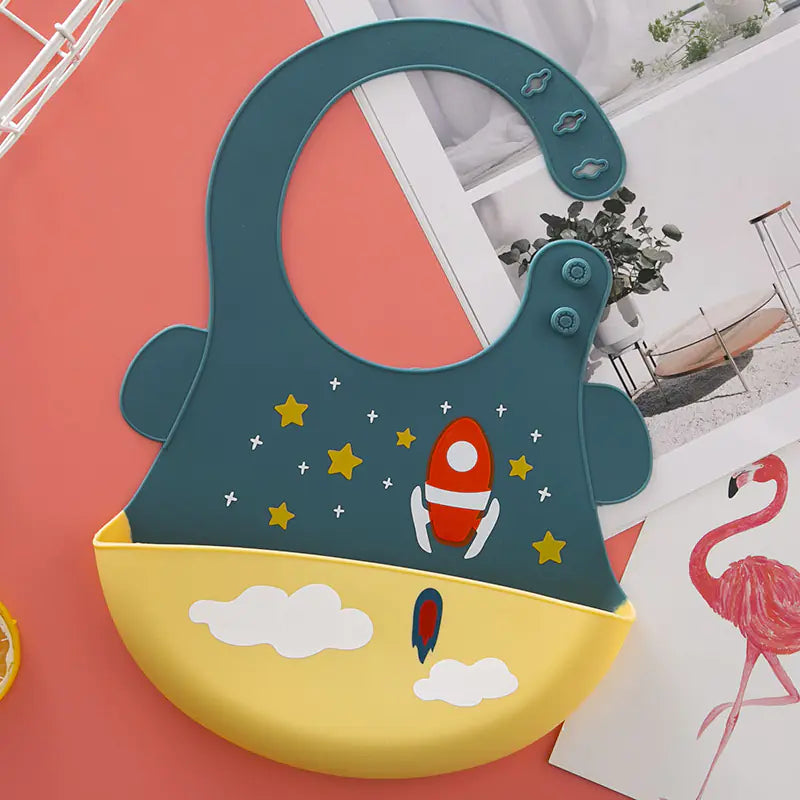 Silicone Mess-Free Baby Bib