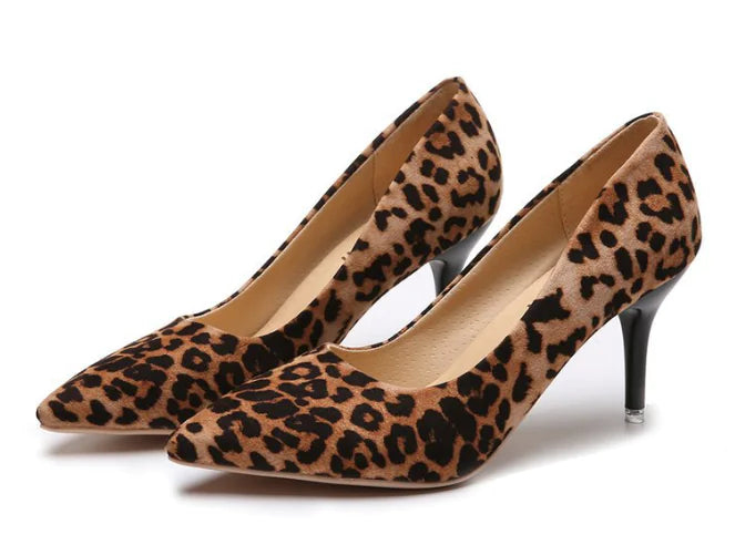 Fashion-Forward Leopard Heels