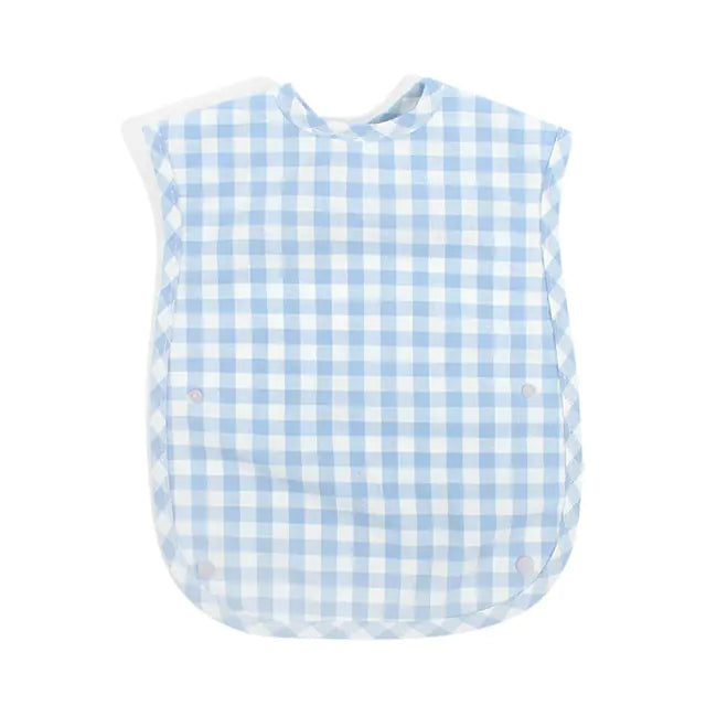 Stylish Plaid Cotton Bib for Kids