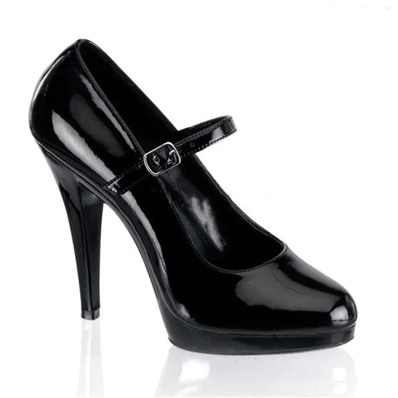 Glossy Patent Leather Stilettos